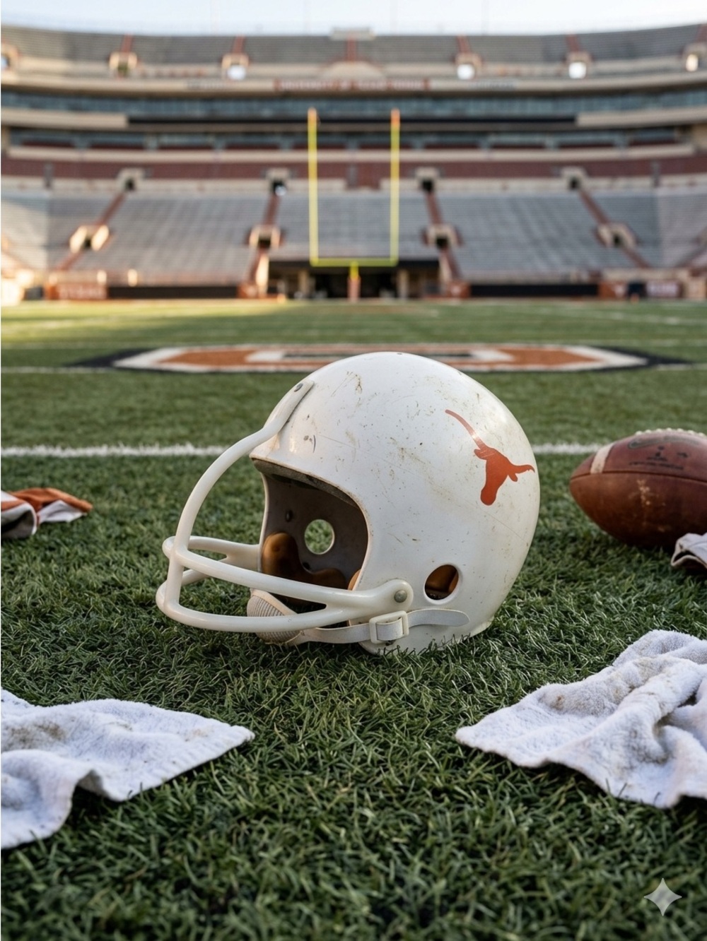 vintage Texas Longhorns football helmet